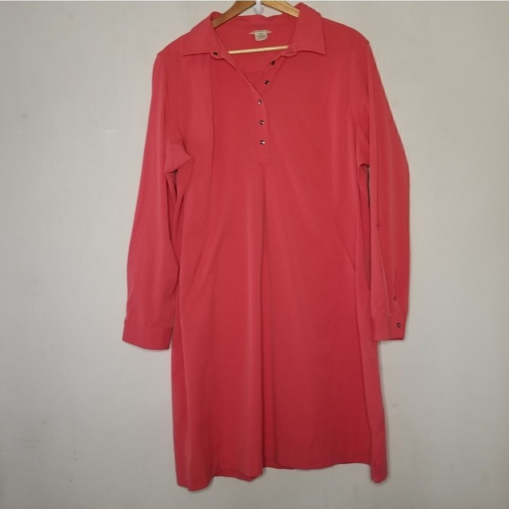 Duluth comfort dress Women's size 2XL coral color